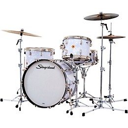 Slingerland Radio King 4-Piece Shell Pack With 22" Bass Drum and Snare White Marine Pearl