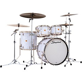 Slingerland Radio King 3-Piece Shell Pack With 22" Bass Drum White Marine Pearl