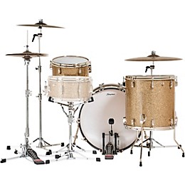 Slingerland Radio King 3-Piece Drum Shell Pack With 22" Bass Drum - Gold Glass