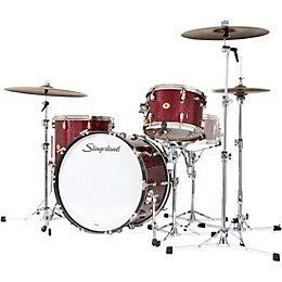 Slingerland Radio King 3-Piece Drum Shell Pack With 22" Bass Drum - Maroon Glass