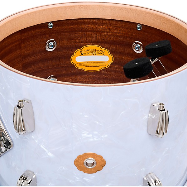 Slingerland Radio King 3-Piece Shell Pack With 24" Bass Drum White Marine Pearl