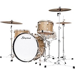 Slingerland Radio King 3-Piece Drum Shell Pack With 24" Bass Drum - Gold Glass