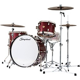 Slingerland Radio King 3-Piece Drum Shell Pack With 24" Bass Drum - Maroon Glass