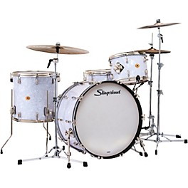 Slingerland Radio King 4-Piece Shell Pack With 24" Bass Drum and Snare White Marine Pearl