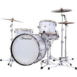 Slingerland Radio King 4-Piece Shell Pack With 24" Bass Drum and Snare White Marine Pearl