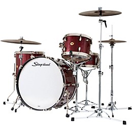 Slingerland Radio King 4-Piece Drum Shell Pack With 24" Bass Drum and 14" Snare - Maroon Glass