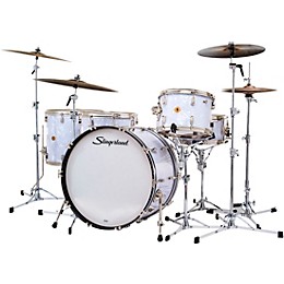 Slingerland Radio King 5-Piece Shell Pack With 24" Bass Drum and Snare White Marine Pearl