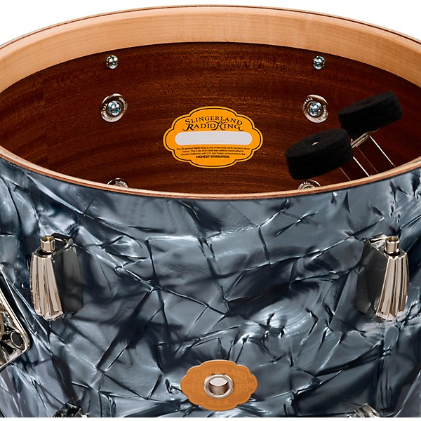 Slingerland Radio King 5-Piece Shell Pack With 24" Bass Drum and Snare Black Diamond Pearl