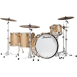 Slingerland Radio King 5-Piece Drum Shell Pack With 24" Bass Drum and 14" Snare - Gold Glass