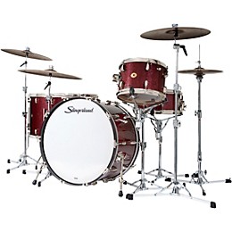 Slingerland Radio King 5-Piece Drum Shell Pack With 24" Bass Drum and 14" Snare - Maroon Glass