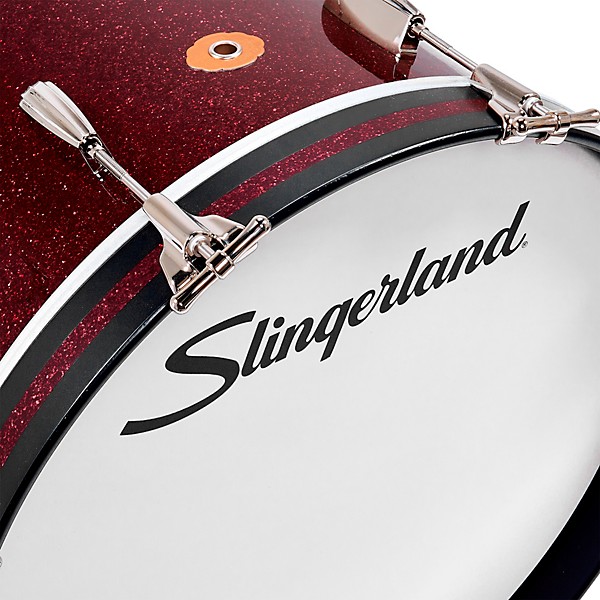 Slingerland Radio King 5-Piece Drum Shell Pack With 24" Bass Drum and 14" Snare - Maroon Glass