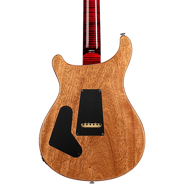 Platinum PRS Wood Library Custom 24 Electric Guitar Red Tiger