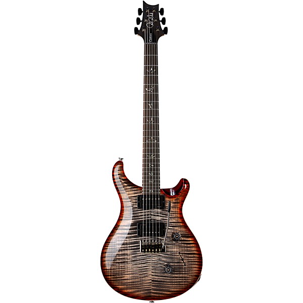 PRS Wood Library Custom 24 Electric Guitar Charcoal Cherry Burst