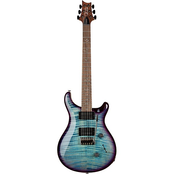 PRS Wood Library Custom 24 Electric Guitar Aquableux Purple Burst