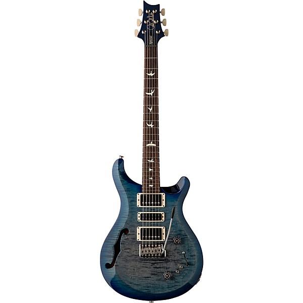 PRS S2 Special Semi-Hollow Electric Guitar Faded Gray Black Blue Burst