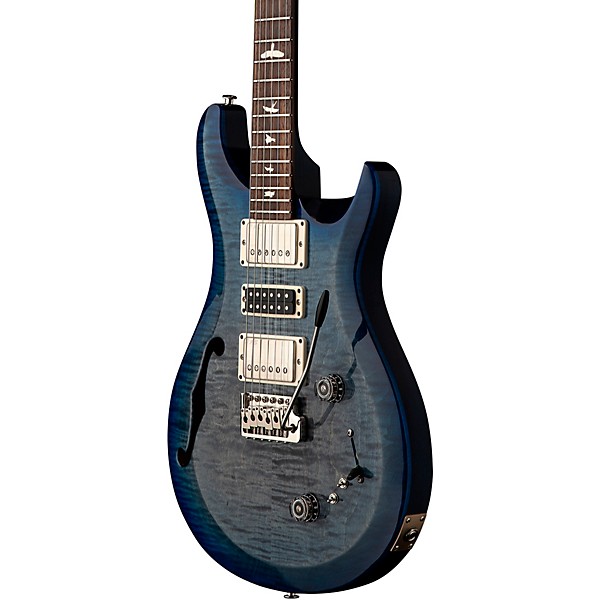 PRS S2 Special Semi-Hollow Electric Guitar Faded Gray Black Blue Burst