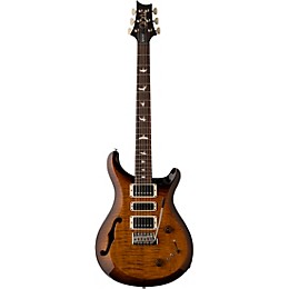 PRS S2 Special Semi-Hollow Electric Guitar Black Amber