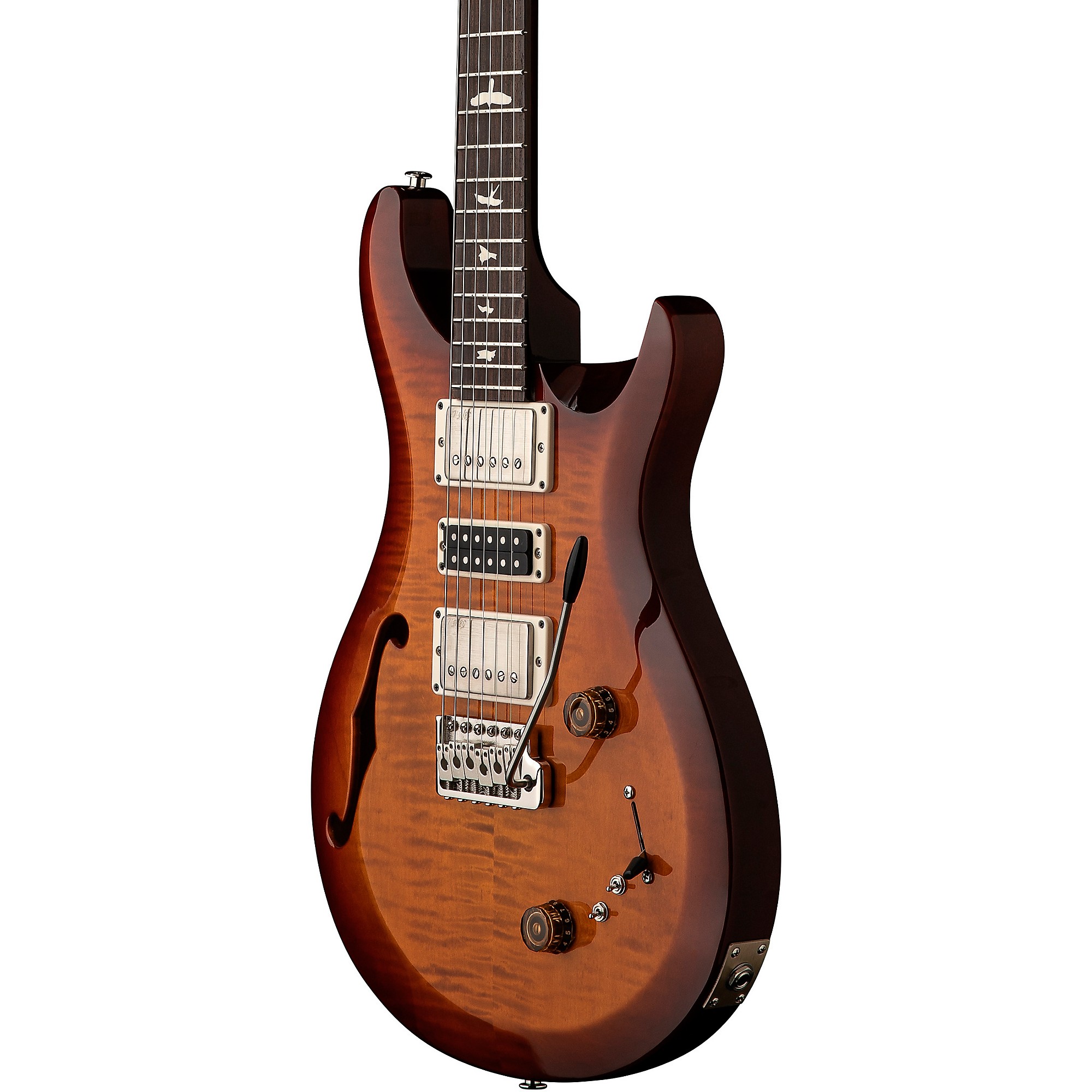 Platinum PRS S2 Special Semi-Hollow Electric Guitar - Dark Cherry