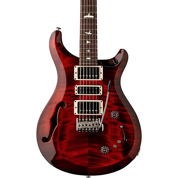 PRS S2 Special Semi-Hollow Electric Guitar Fire Red Burst
