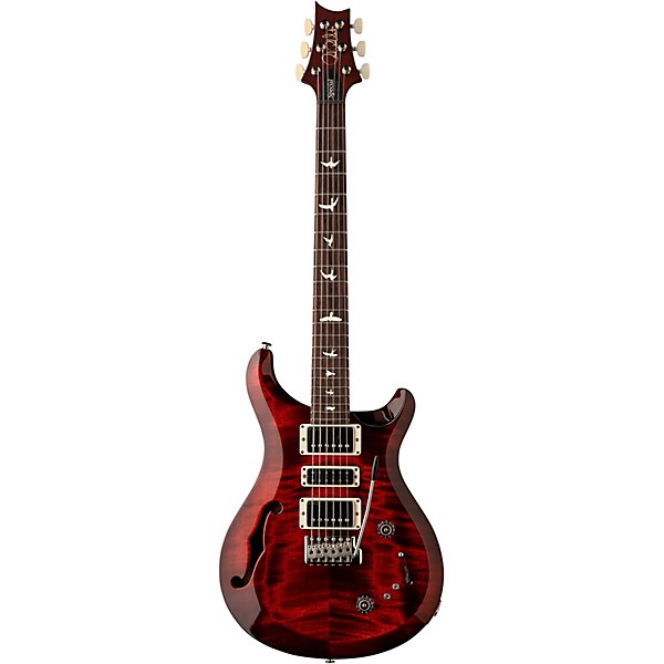 PRS S2 Special Semi-Hollow Electric Guitar Fire Red Burst