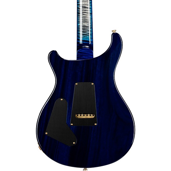 PRS Wood Library Custom 24 Electric Guitar Charcoal Blue Burst