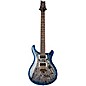 PRS Wood Library Custom 24 Electric Guitar Charcoal Blue Burst