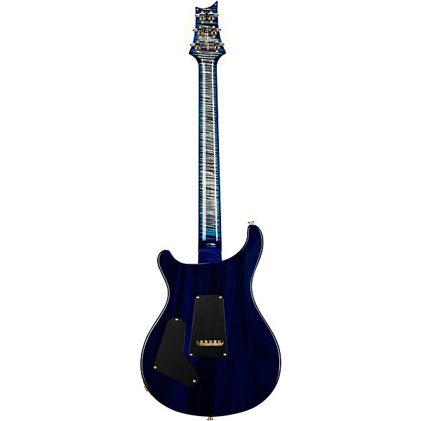 PRS Wood Library Custom 24 Electric Guitar Charcoal Blue Burst