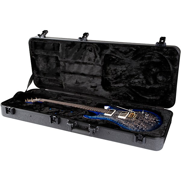 PRS Wood Library Custom 24 Electric Guitar Charcoal Blue Burst