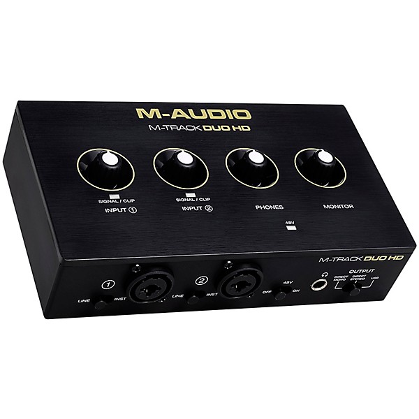Open Box M-Audio M-Track DUO HD 2x2 USB-C Audio Interface