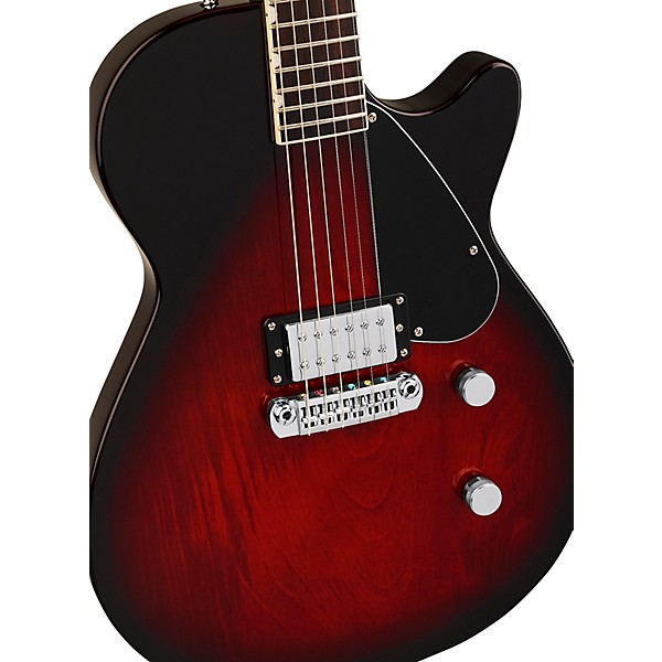 Gretsch Guitars Electromatic Jet Club 1 Pickup Electric Guitar Claret Burst