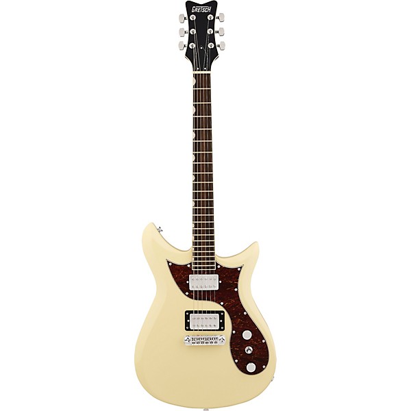 Gretsch Guitars Electromatic CVT Double-Cut With Wrap-Around Tailpiece Electric Guitar Vintage White