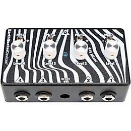 EarthQuaker Devices Four to One Mixer Black and White