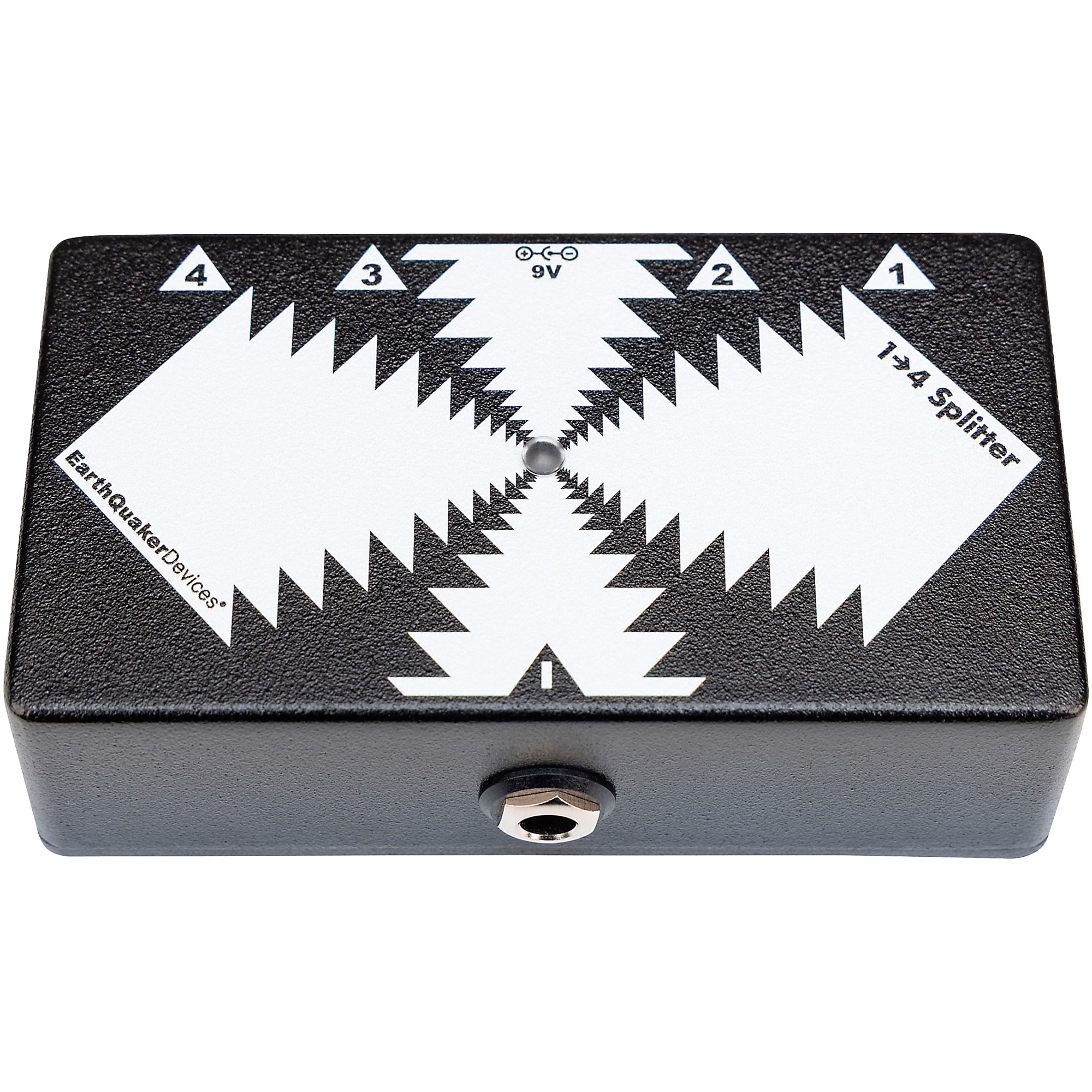 ギター EARTHQUAKER DEVICES One to Four Splitter EarthQuaker Devices One to Four Splitter Black and White | Guitar