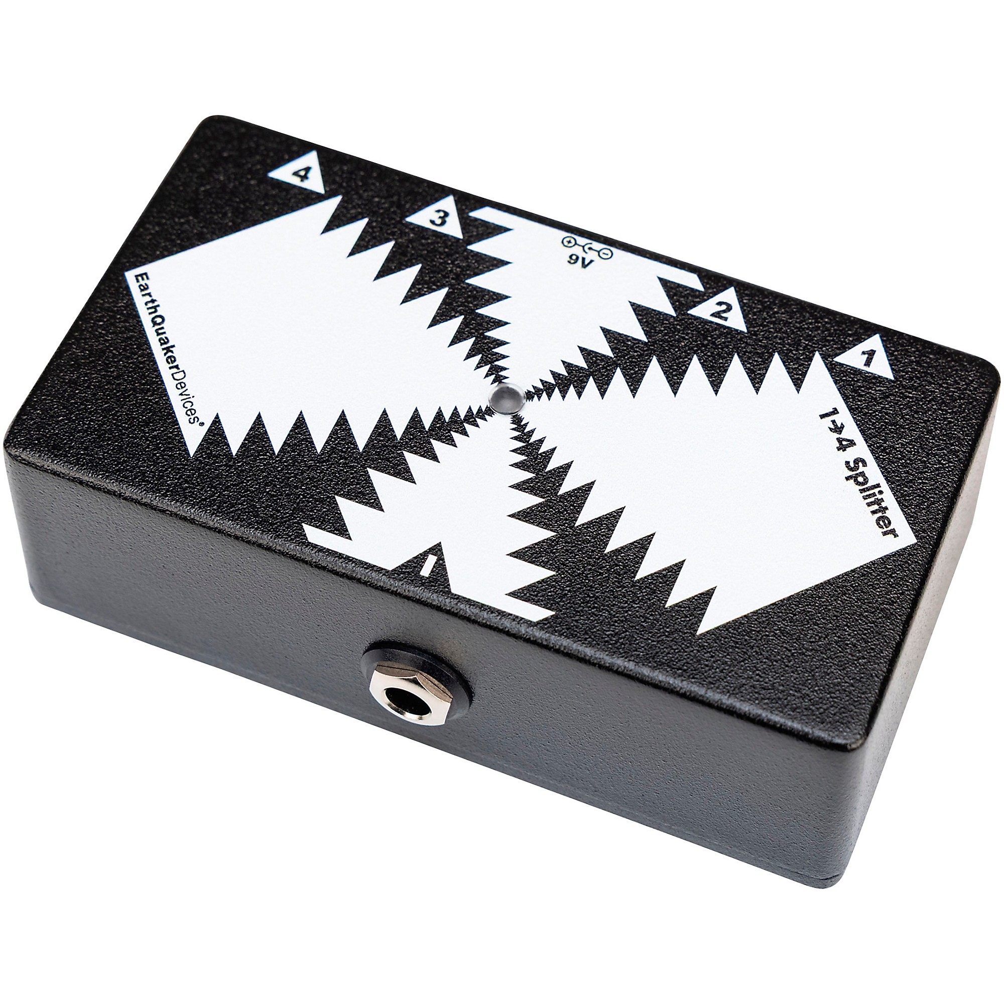 ギター EARTHQUAKER DEVICES One to Four Splitter EarthQuaker Devices One to Four Splitter Black and White | Guitar