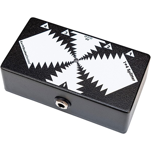 EarthQuaker Devices One to Four Splitter Black and White