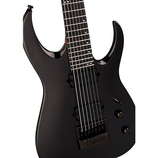 Jackson Pro Plus Series Signature Misha Mansoor Juggernaut ET7 7-String Electric Guitar - Metallic Black