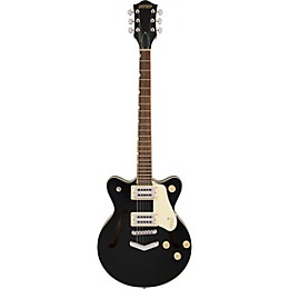 Gretsch Guitars G2655 Streamliner Center Block Jr. Double-Cut With V-Stoptail Electric Guitar Black