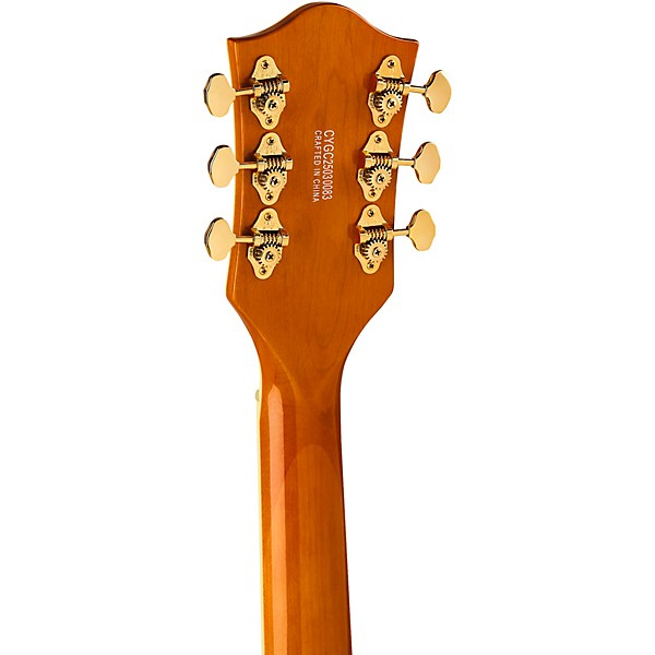 Gretsch Guitars Synchromatic Nashville Hollowbody Single-Cut With Bigsby Electric Guitar 50's Orange Stain