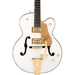 Gretsch Guitars Synchromatic Falcon Hollowbody Single-Cut Electric Guitar With Bigsby Snowcrest White