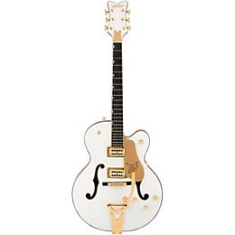 Gretsch Guitars Synchromatic Falcon Hollowbody Single-Cut Electric Guitar With Bigsby Snowcrest White