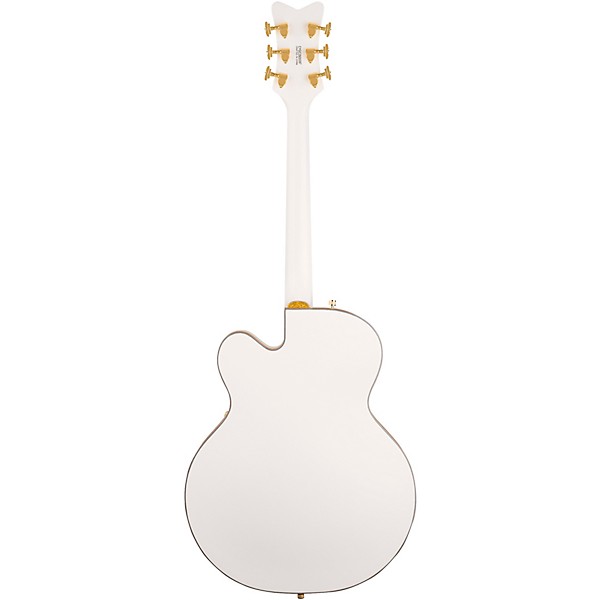 Gretsch Guitars Synchromatic Falcon Hollowbody Single-Cut Electric Guitar With Bigsby Snowcrest White