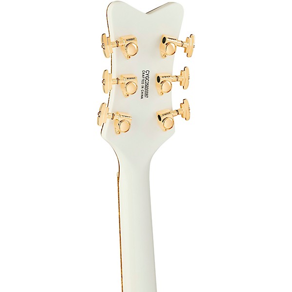 Gretsch Guitars Synchromatic Falcon Hollowbody Single-Cut Electric Guitar With Bigsby Snowcrest White