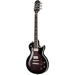 Epiphone Les Paul Custom Bats in Flight Electric Guitar - Dark Purple Burst