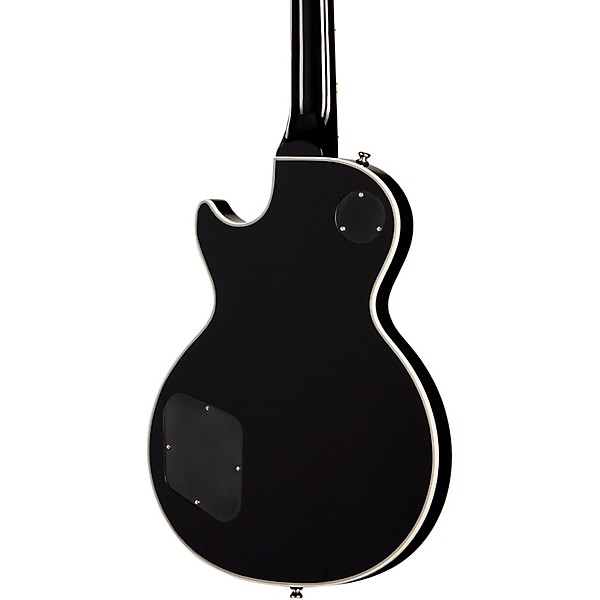 Epiphone Les Paul Custom Bats in Flight Electric Guitar - Transparent Ebony Burst