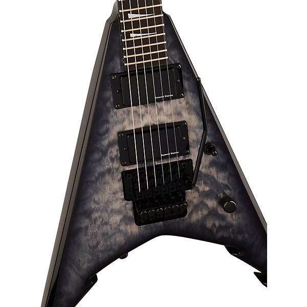 Jackson Pro Series Signature Corey Beaulieu King V KV6Q Electric Guitar Transparent Black