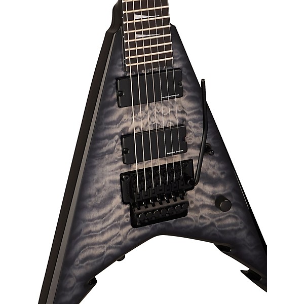 Jackson Pro Series Signature Corey Beaulieu King V KV7Q 7-String Electric Guitar Transparent Black