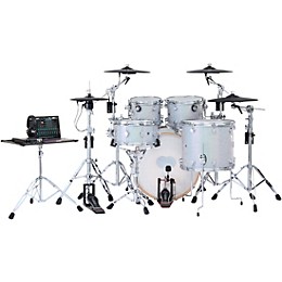 DWe 5-Piece Complete Kit Bundle with Roland Cymbals and DW Hardware Diamond Nebula Finish Ply