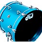 DWe 4-Piece Complete Kit Bundle with Roland Cymbals and DW Hardware Laser Blue Metallic Lacquer