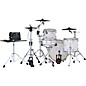 DWe 4-Piece Complete Kit Bundle with Roland Cymbals and DW Hardware White Marine Pearl Finish Ply