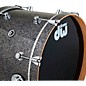 DWe 4-Piece Complete Kit Bundle with Roland Cymbals and DW Hardware Black Galaxy Finish Ply